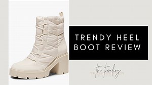 Watch trendy heel combat boots on Amazon Live