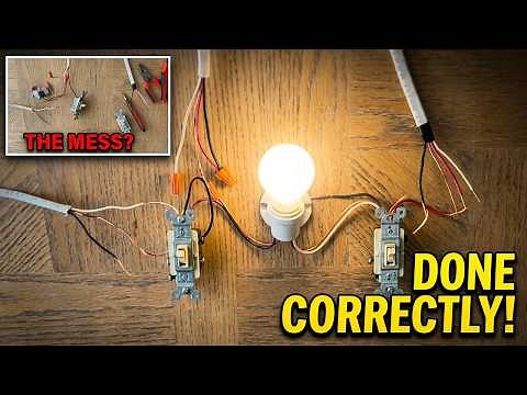 The Correct Way To Wire 3 Way Switches