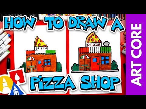 Art Core: Horizontal & Vertical Lines - How To Draw A Pizza Restaurant