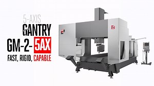 Sometimes you need to go BIG. With it's 6 ft by 12 ft bed and 5-axis integral spindle head, our GM-2-5AX is designed to handle your large complex parts. Learn more about this Haas gantry mill (that's coming soon!) at http://ow.ly/la1Z30mmbTk #HaasCNC #Machining #Manufacturing #mill | Haas Automation, Inc.