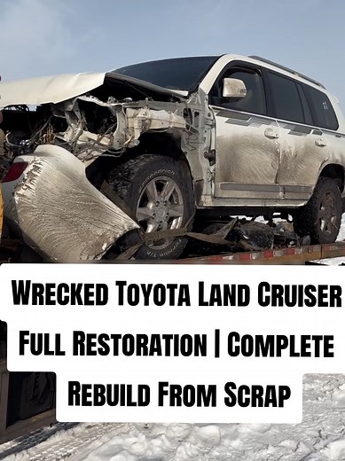 Full Restoration of a Wrecked Toyota Land Cruiser