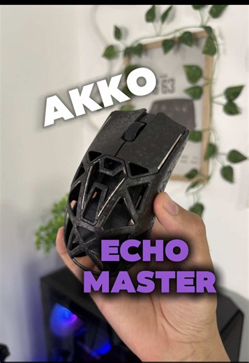 Voici la Akko Echo Master, une souris qui peut monter jusqu'à 65000 DPI avec sont capteur Pixar 3955 #akko #souris #claviersouris #gaming #tech