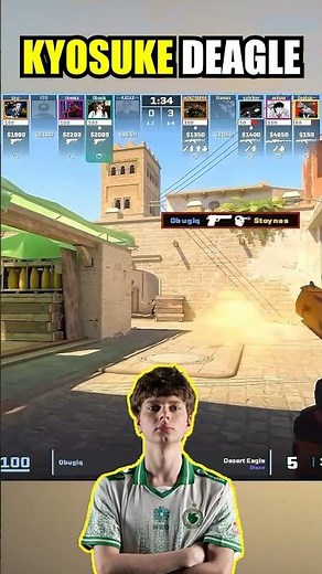 Kyousuke Insane DEAGLE Shots #cs2 #faceit #shorts #cs2clips #kyousuke #gaming