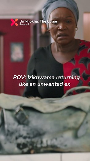 Hai man! MaMzobe cannot believe her eyes! #Umkhokha: The Curse S2 is now streaming. https://shw.mx/3YdcJDs | Showmax Namibia