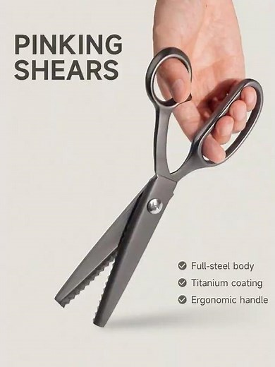 Kearing Pinking Shears — your new go-to tool for perfect, anti-fray cuts! #kearing #diy #handmade