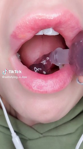 Satisfying ASMR Jelly Fruit Eating Experience