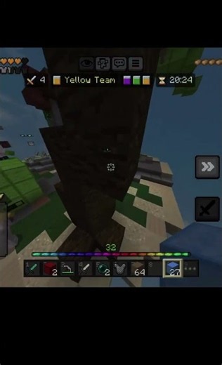 Insane accurate with teammate🤯 #bedwars #minecraft #hivemc