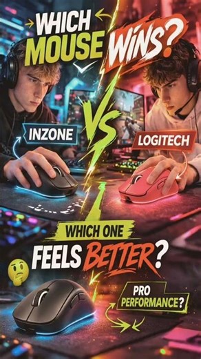 INZONE vs Logitech - Which Actually Wins? #gaming #mouse