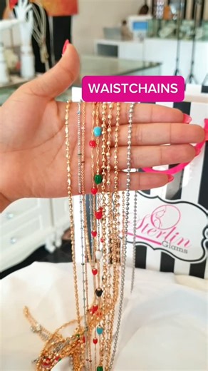 Sterlin Glams | Jewelry Store Nigeria on Instagram: "Waist chain is that detail your look has been missing 😎 💥Live on the website. Go claim your glams💥 Ball Waist Chain PRICE: ₦15,450 Colours: Gold/Silver Website Item Code: 901-2001 Gold Link Waist Chain PRICE: ₦15,450 Colours: Gold Website Item Code: 901-2006 Mini Ball Waist Chain PRICE: ₦15,450 Colours: Gold Website Item Code: 901-2007 Need it now? Our website deliver your glams in record time ✅We have many items at reduced prices ✅free gif