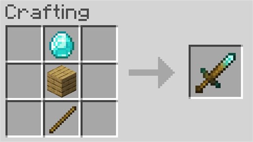 Minecraft but you can craft mixed weapons