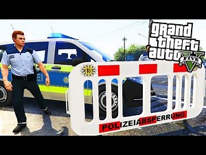 GTA 5 POLIZEI MOD - Auf Streife + Kontrollen - Deutsch - Grand Theft Auto V LSPDFR