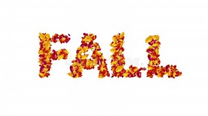 Seamless Loop Word Fall for Season Forming from Leaves Stock Footage - Video of colors, blue: 228569428