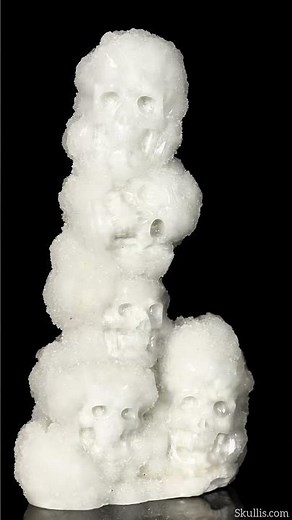 5.9" Quartz rock druse Hand Carved Crystal Skulls Fine Art Sculpture, Crystal Healing