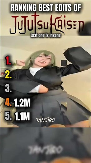 Ranking The Best JJK Edits 💀 #anime #animeshorts #viral #edit
