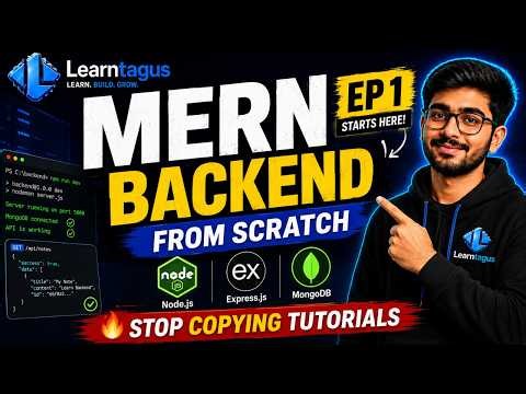MERN Stack Backend Series EP 1 | Node.js Backend Setup & Runtime Environment Explained