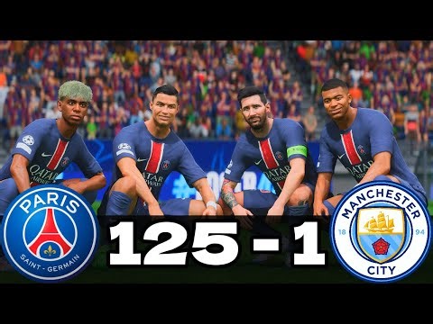 FC 25 -MESSI RONALDO NEYMAR & MBAPPE | ALL STARS | AL NASSR 100-0 MANCHESTER UNITED