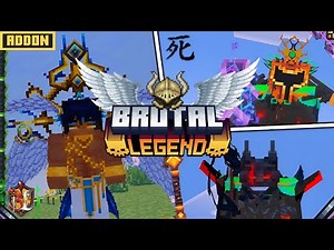 BRUTAL LEGEND V2 | MCPE 1.21+ | [REMAKE] BEST RPG ADDON EVER