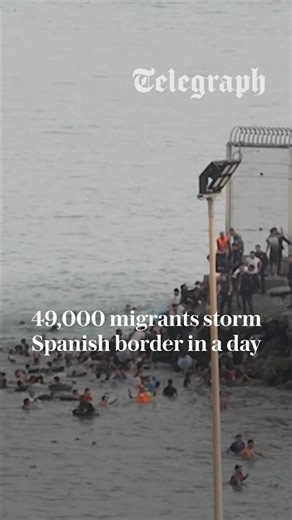 Spain's Migrant crisis: 49,000 migrants from Morocco storm Spanish enclave Ceuta