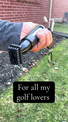The mud slayer is the perfect gift for the golfer in for life. #golfers #golfclubcleaner #golfbrush #golftok #giftideasforhim
