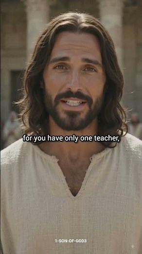Matthew 23:8 | One Teacher, the Christ | NLT #god #jesus #christ #shorts #ai
