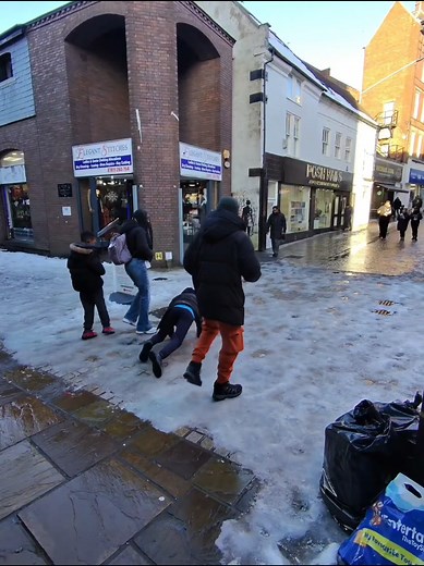 Funny Slips on Ice: People Falling Compilation