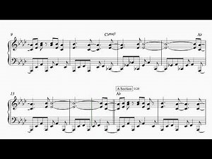 Linus and Lucy - Piano Sheet Music Teaser - Link to the full song below!