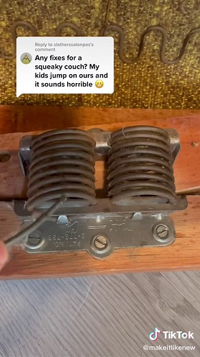 Easy Fix for a Squeaky Couch with WD-40