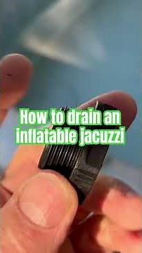 How to Drain Your Inflatable Hot Tub Jacuzzi | Step by Step Demo | RELXTIME Brand