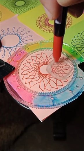 Super sonic spirograph patterns #spirograph