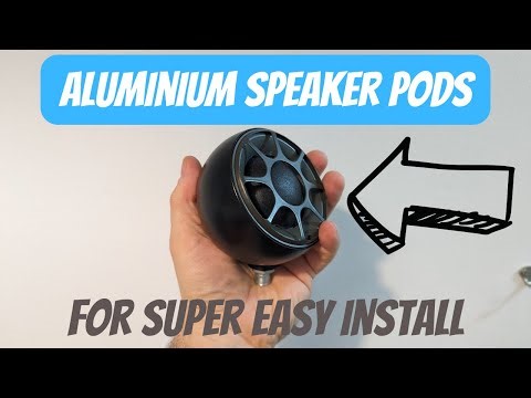 Aluminium speaker pods - an overview