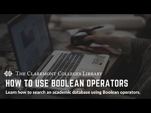 Learn How to Use Boolean Operators in a Database