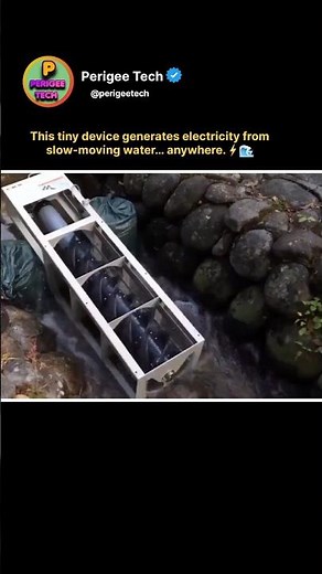 This Tiny Generator Makes Electricity from Water⚡#shorts #energy #innovation #renewableenergy