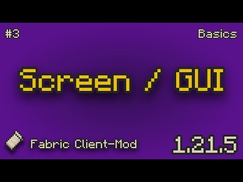 Screen/GUI | Minecraft 1.21.5 Fabric Client-Mods