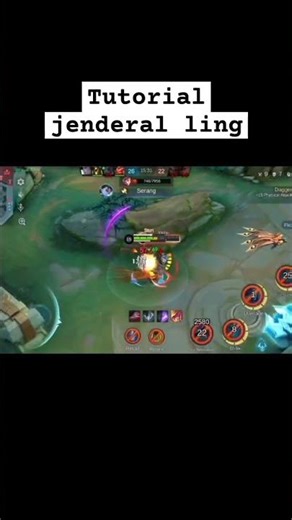 tutorial jenderal ling #ling #mlbb #mobilelegends #mpl