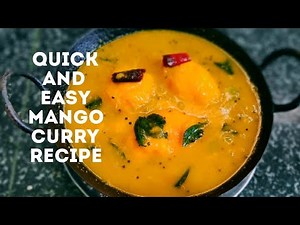 Quick and easy mango curry recipe || savoury dish of mango || Mangalorean style mango upkari