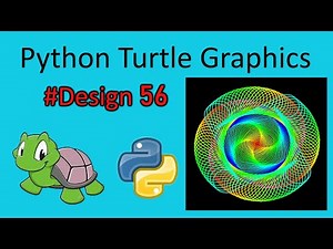 python turtle graphics tutorial || #design56 || Python graphics