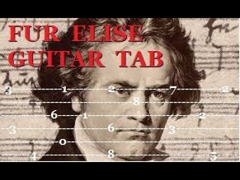 Fur Elise - Guitar Tab