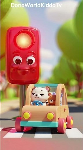 Red Light Stop, Green Light Go | Kids Traffic Song. #TrafficLights#RoadSafetyForKids#LearningColors