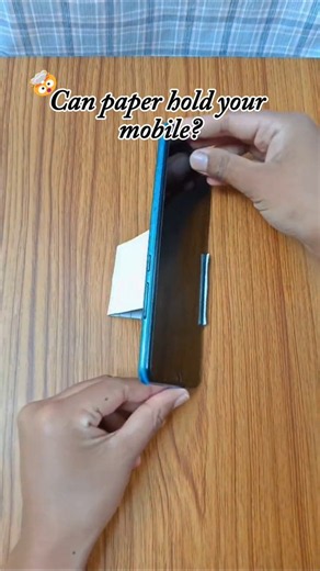 Paper Mobile Holder | No Glue |No Scissors 🤯 #shorts #explore #youtubeshorts #diy #viral
