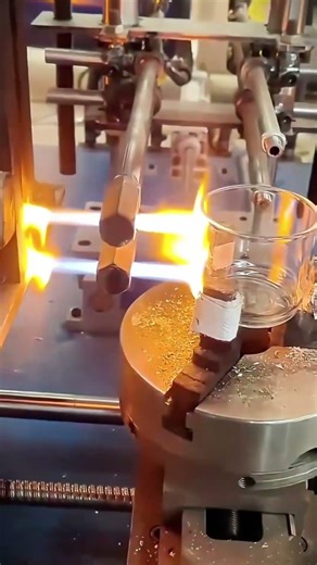 A clever technique for ignition by heating a shaped glass cup #shorts