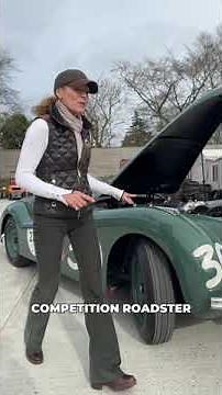 Julia & our 1951 XK120 Duncan Hamilton Competition Roadster | JD Classics