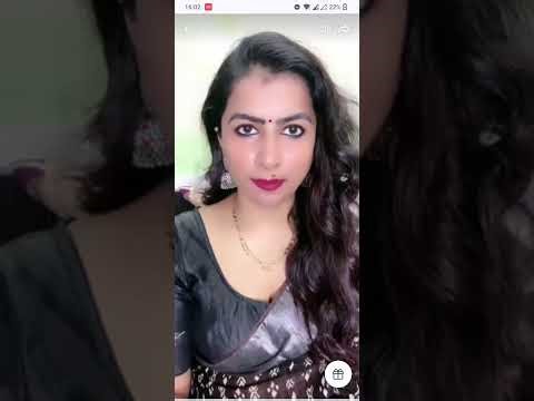 Lavanya Janu Hot tango live premium in saree telugu #tango
