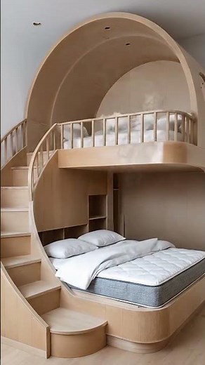 Luxury Loft Bed Design | Modern Bedroom Interior | Space Saving Bedroom Ideas