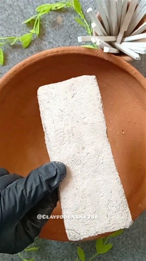 Grey clay crushing 😍🤤 | satisfying crushing
