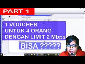 MAKE 1 VOUCHER FOR MULTIPLE DEVICES WITH THE SAME LIMIT IN MICROTIK PART 1