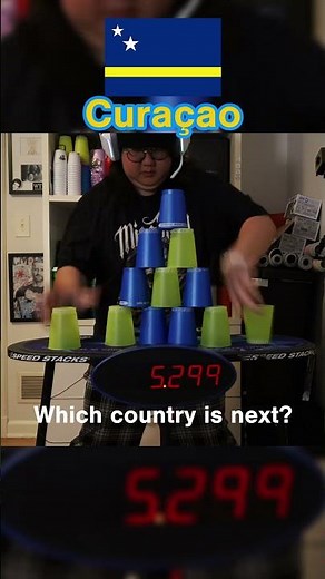 Cup Stacking Speed That Breaks Physics #cupstacking #trending #challenge