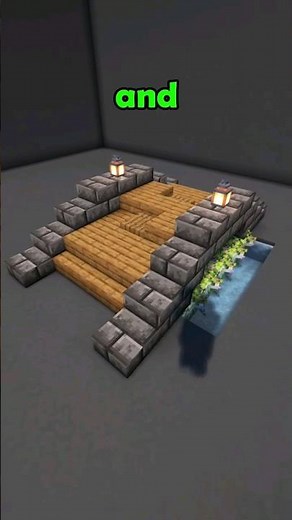 Minecraft Simple Spruce Bridge 😱 [Design Tutorial] #minecraft