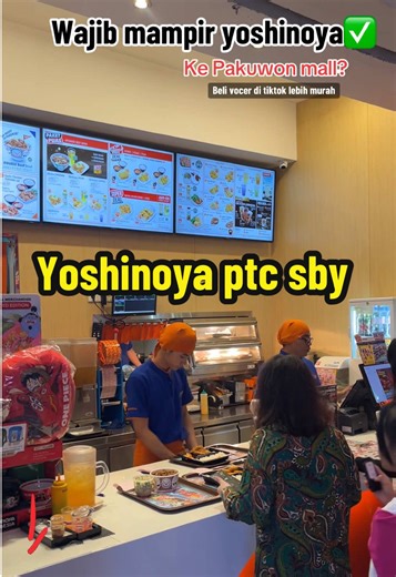 Yoshinoya di Pakuwon Mall Surabaya
