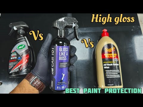 Car 101 Graphene Ceramic Coating Vs Turtlewax Ice Seal n Shine Vs Meguiars Hi-Tech Yellow Wax Review