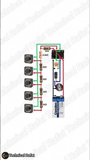 555 Timer Music Piano Circuit